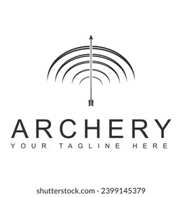 Archery Logo Designs, Precision Arrow Logos, Modern Archery Brand Identity Set, Elegant Bow and Arrow Logo Collection, Archery Typography, Sporty Arrow Typography Designs