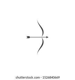 Archery logo icon vector ilustration template