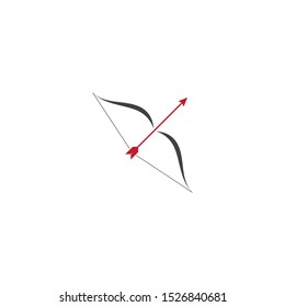 Archery logo icon vector ilustration template