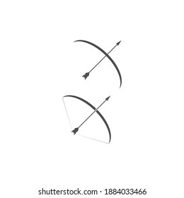 Archery logo icon vector ilustration template