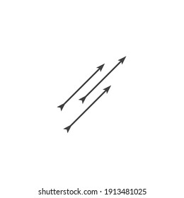 Archery logo icon vector ilustration template