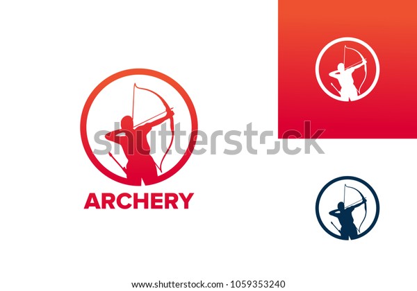 Archery Logo Template Design Vector Emblem Stock Vector Royalty Free 1059353240 Shutterstock 5498