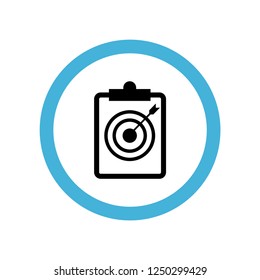 archery note icon symbol. Premium quality isolated archery note vector icon in trendy style element.