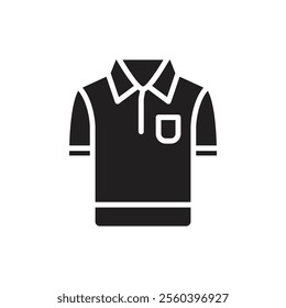 Archery Shirt Filled Icon Vetor Illustration