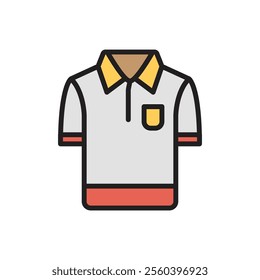 Archery Shirt Icon Vetor Illustration