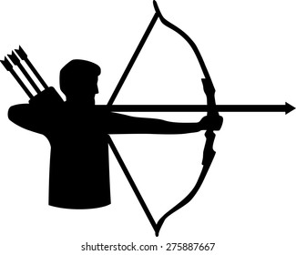 12,396 Archery silhouette Stock Vectors, Images & Vector Art | Shutterstock