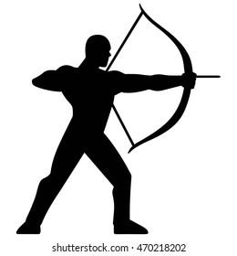 Archer Silhouette Stock Vector (Royalty Free) 470218211 | Shutterstock