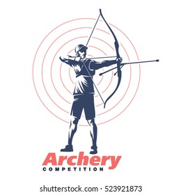 Archery. Sport emblem