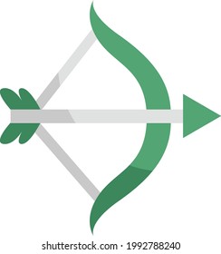 Archery sport, illustration, on a white background.