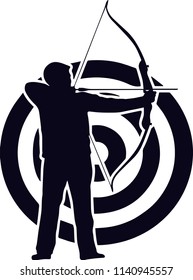 Archery Sports Game Logo
