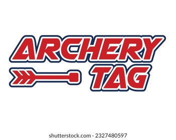 Archery Tag Logo Title Design