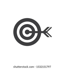 archery target design, hobby competition game training and tournament theme Vector illustration