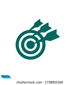 Bogenzielsymbole Icon Design Vektor Illustration 