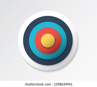 Archery target graphic