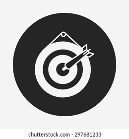 Archery target icon