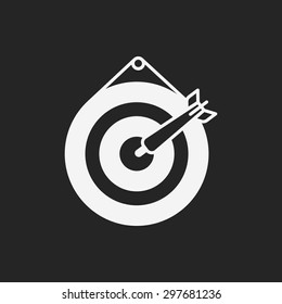 Archery target icon
