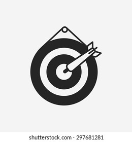 Archery target icon
