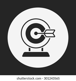 Archery target icon