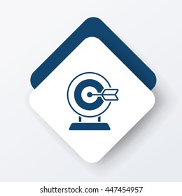 Archery target icon