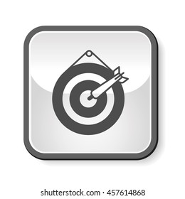 Archery target icon