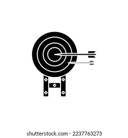 the archery target icon is suitable for your web, apk or project with a medieval theme
