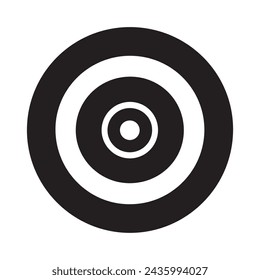 Archery Target Icon Vector. White background design.