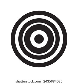 Archery Target Icon Vector. White background design.
