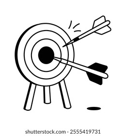 Archery target for precision and skill based shooting competitions