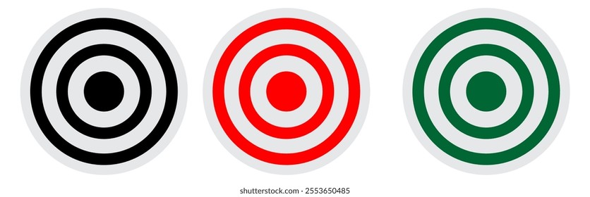 archery target, shooting target, target on white and red background, shooting, achieve the goal, business, vector illustration, vector, high resolution, bright red color