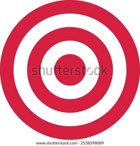 Archery target. Shoting target. Red target icon . vector red target