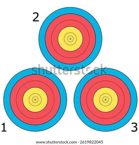 Archery target. Shoting target. Target at white background. Concept of archery or reaching the goal in business. Vector illustration. Target icon vector. Arrow icon. Goal sign. EPS 10