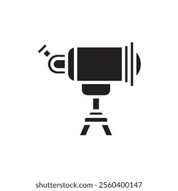 Archery Telescope  Filled Icon Vetor Illustration