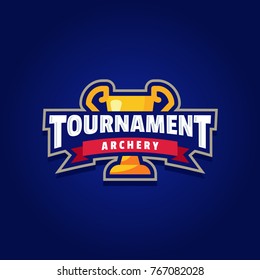 Archery Tournament Logo Sport