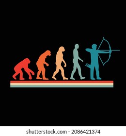 Diseño de camisetas de tiro con arco para los amantes del tiro con arco