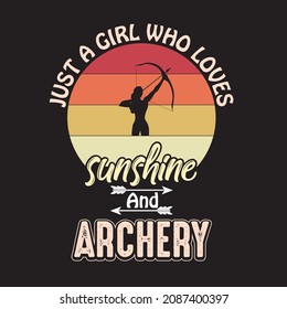 Diseño de camisetas de tiro con arco para los amantes del tiro con arco