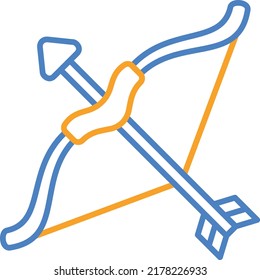 Archery vector icon. Can be used for printing, mobile and web applications.