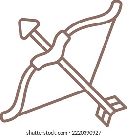 Archery vector icon. Can be used for printing, mobile and web applications.