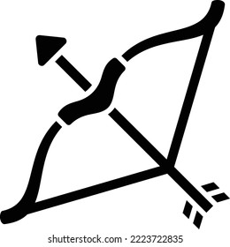 Archery vector icon. Can be used for printing, mobile and web applications.