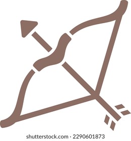 Archery vector icon. Can be used for printing, mobile and web applications.