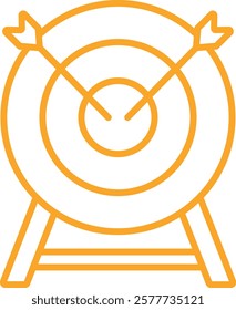 Archery vector icon. Can be used for printing, mobile and web applications.