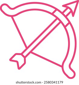 Archery vector icon. Can be used for printing, mobile and web applications.