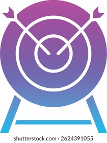 Archery vector icon. Can be used for printing, mobile and web applications.