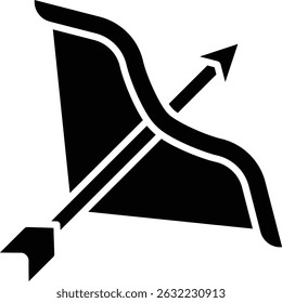 Archery vector icon. Can be used for printing, mobile and web applications.