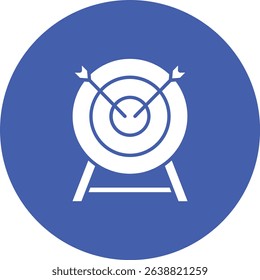 Archery vector icon. Can be used for printing, mobile and web applications.