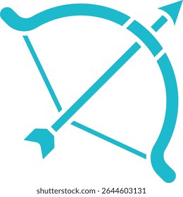 Archery vector icon. Can be used for printing, mobile and web applications.