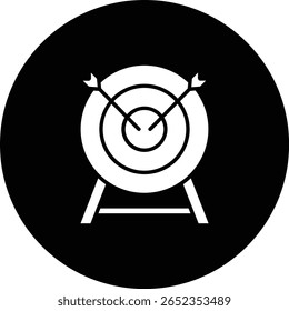 Archery vector icon. Can be used for printing, mobile and web applications.