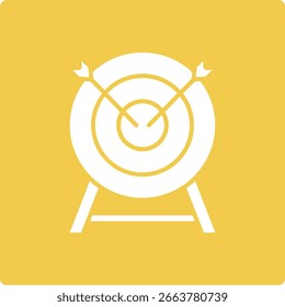 Archery vector icon. Can be used for printing, mobile and web applications.