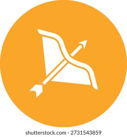 Archery vector icon. Can be used for printing, mobile and web applications.
