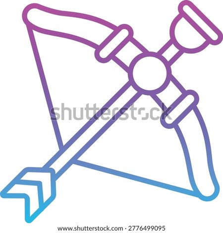 Archery vector icon. Can be used for printing, mobile and web applications.