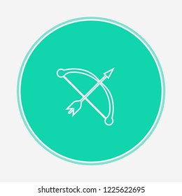 Archery vector icon sign symbol
